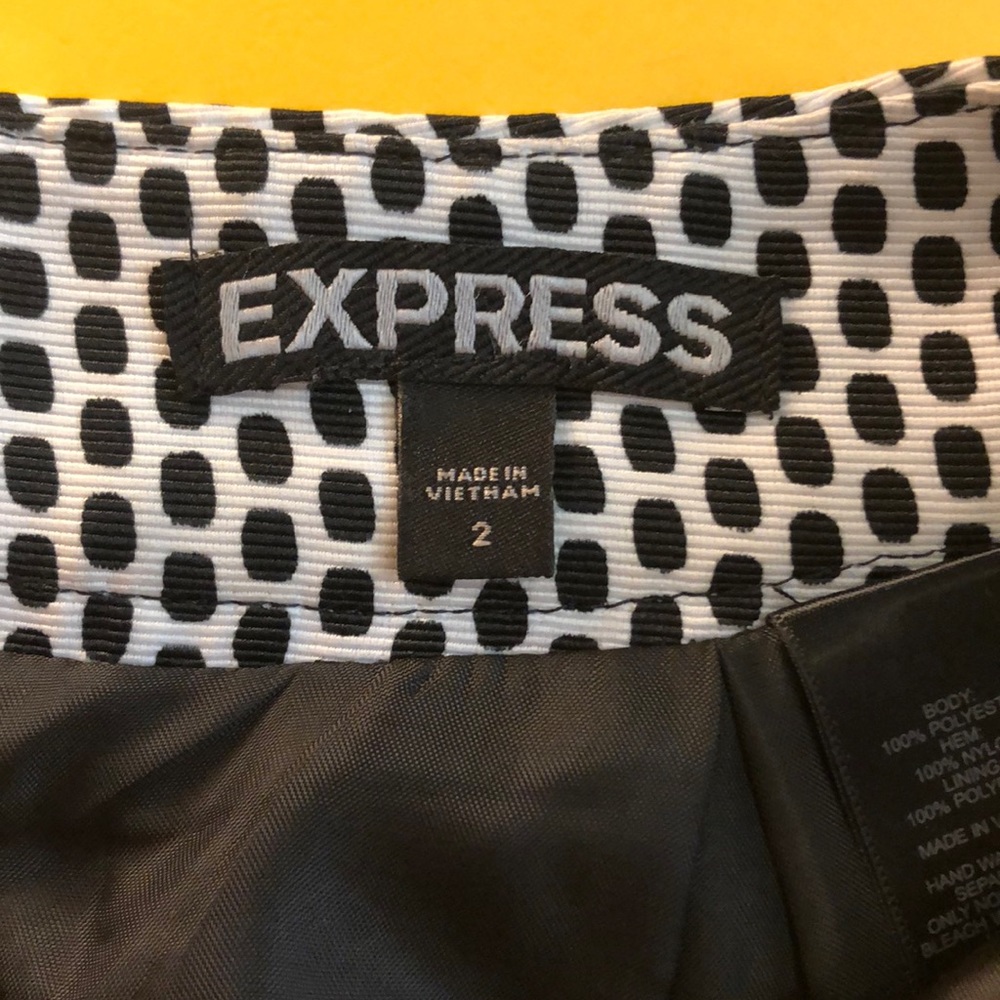 Express Back Zip Mini Skirt With Two Pockets - image 8